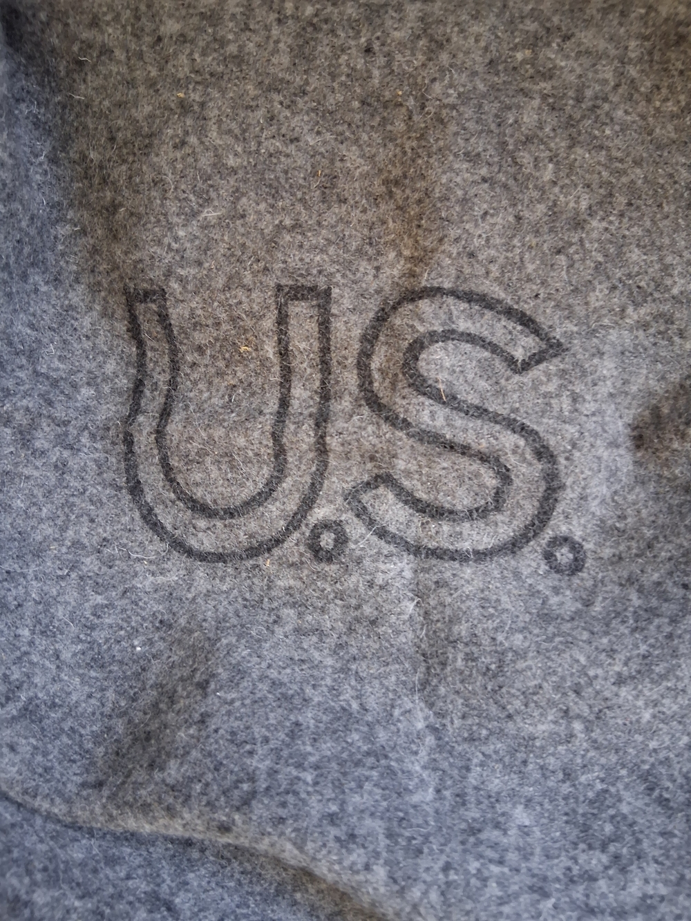 Gray US Navy Blanket